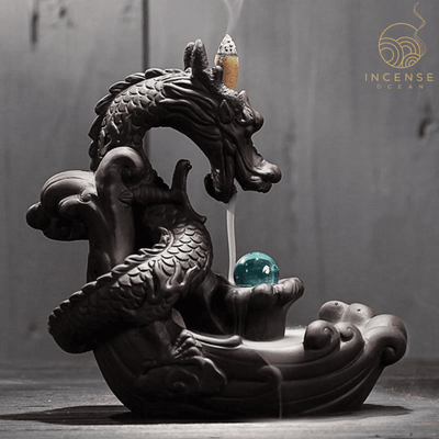 Buddha Incense Burner - Ceramic Backflow Burner - Incense Ocean